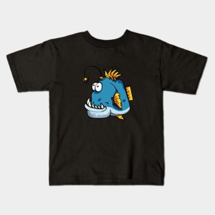 Crazy Funny Fish Kids T-Shirt